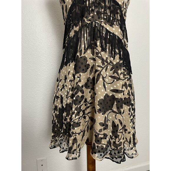 Revolve House of Harlow 1960 Dress Mini Fringe Print Swiss Dot Nanda - Picture 4 of 11